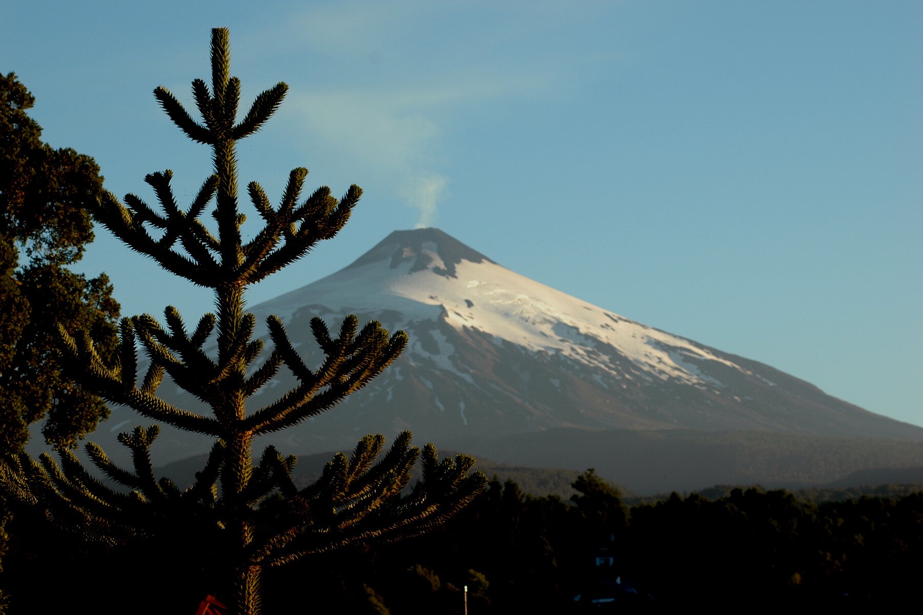 Volcano in Pucón Chile